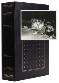 [BOSTON]. Album of Boston Police Department car wreck photo...