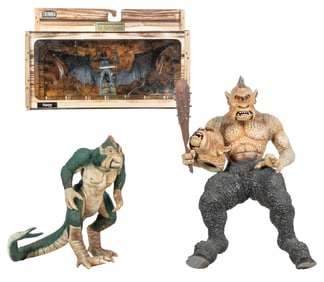 [HARRYHAUSEN, Ray (1920-2013).] Trio of Figurines from “Jas...