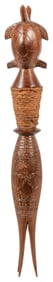 [CANNIBALISM]. Replica Fijian Cannibal Fork. (Iculanibokola...