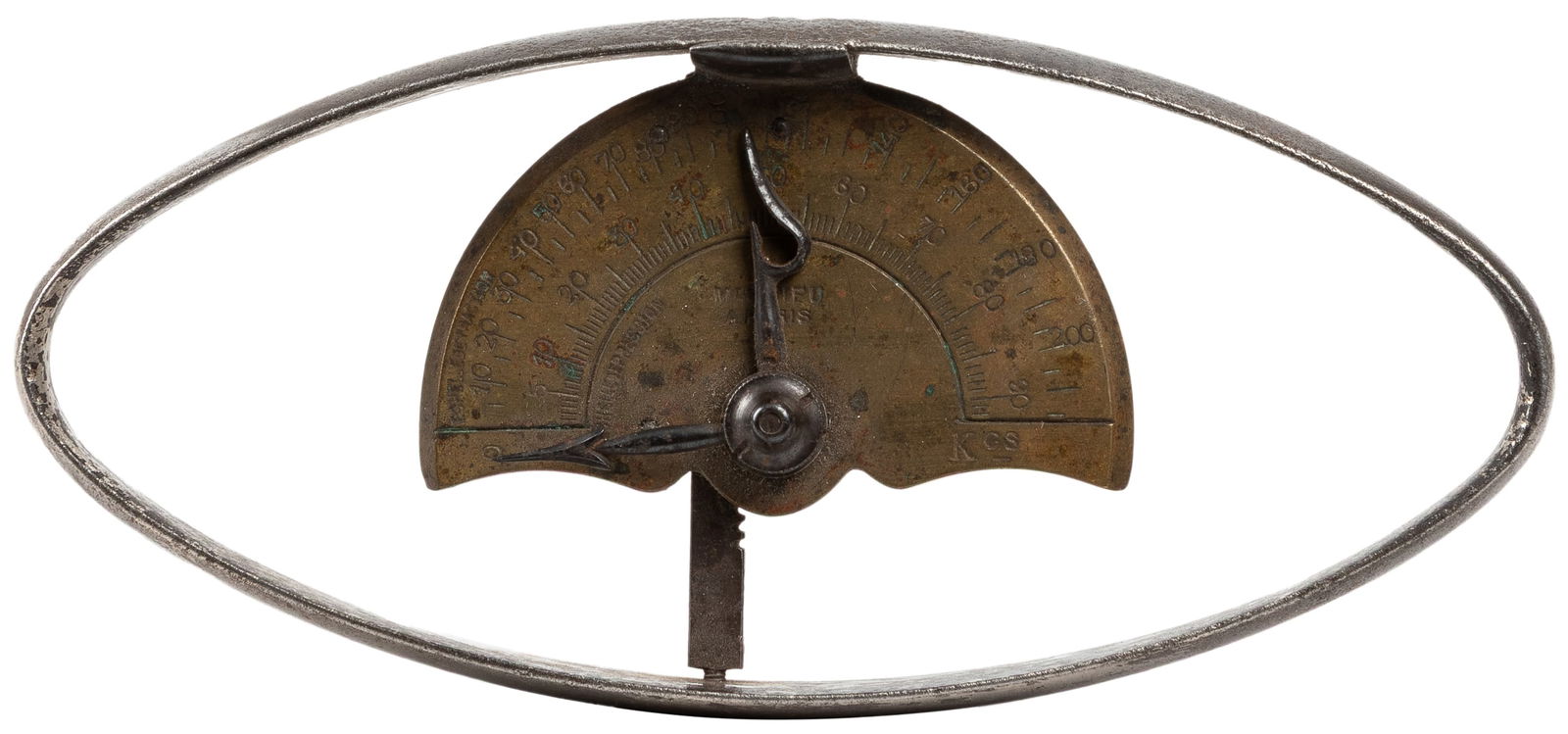 Oval dynamometer with scale. Paris: Mathieu, mid-19th centu... (1 of 1)