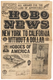 [HOBOS]. The Hobo News. New York, 1937. Spring 1937 Issue. ...