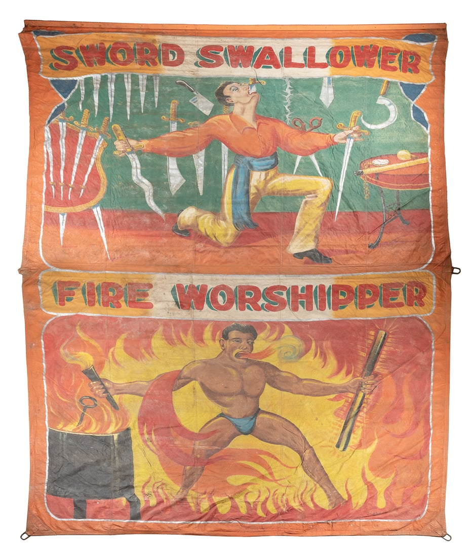 JOHNSON, Fred. Sword Swallower / Fire Worshipper. Chicago: ... (1 of 2)