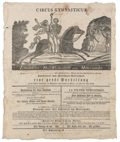 [CIRCUS]. Circus Gymnasticus. Lenore, oder Der Todtenritt u...