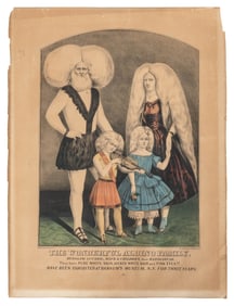 The Wonderful Albino Family, Rudolph Lucasie, Wife & Childr...