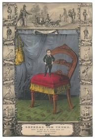 [CIRCUS]. Tom Thumb (Charles Stratton, 1838-1883). General ...
