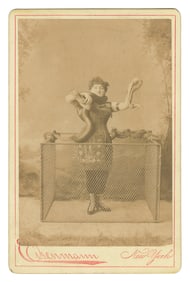 Cabinet Photo of Amy Arlington, Snake Charmer. New York: Ch...