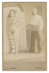 ARCARIS, Gustavo. Gustavo Arcaris Knife-Thrower Cabinet Car...