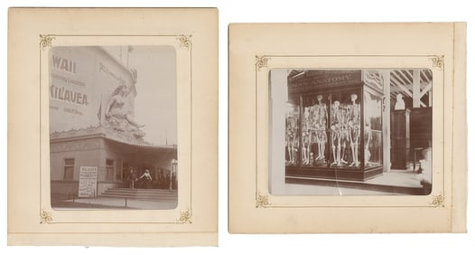 Two photographs of amusement attractions. American, ca. 189...
