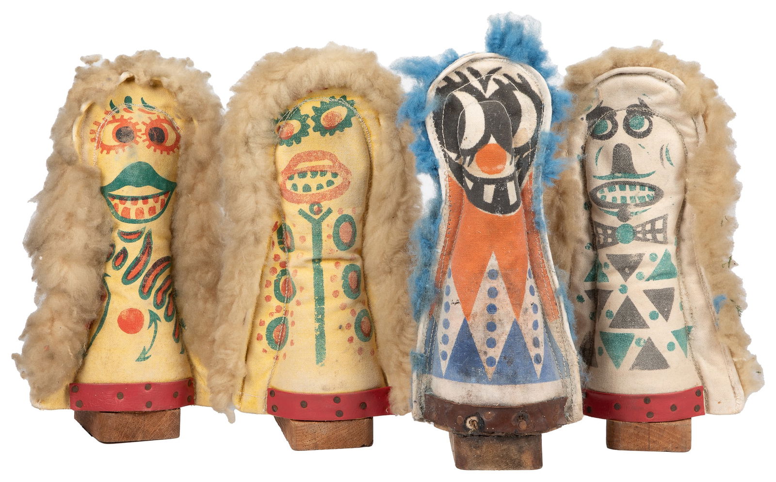 Four Carnival Knockdown “Punk” Figures. Circa mid-20th cent... (1 of 2)