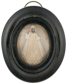 Two antique Christian prayer and penance items. Circa 19th/...