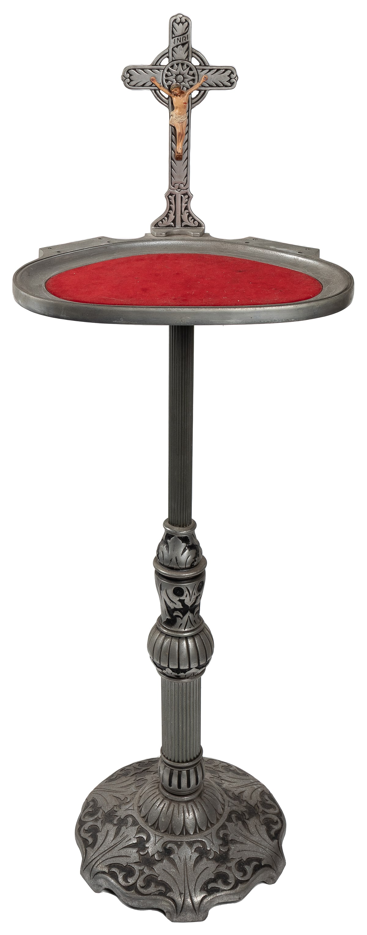 [FUNERALIA]. Holland Brass Works Ornate Funerary Stand. Chi... (1 of 2)