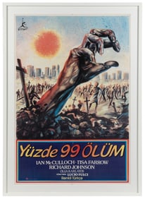 Zombi 2. Irfan Film, 1979. Turkish poster for the zombie ho...