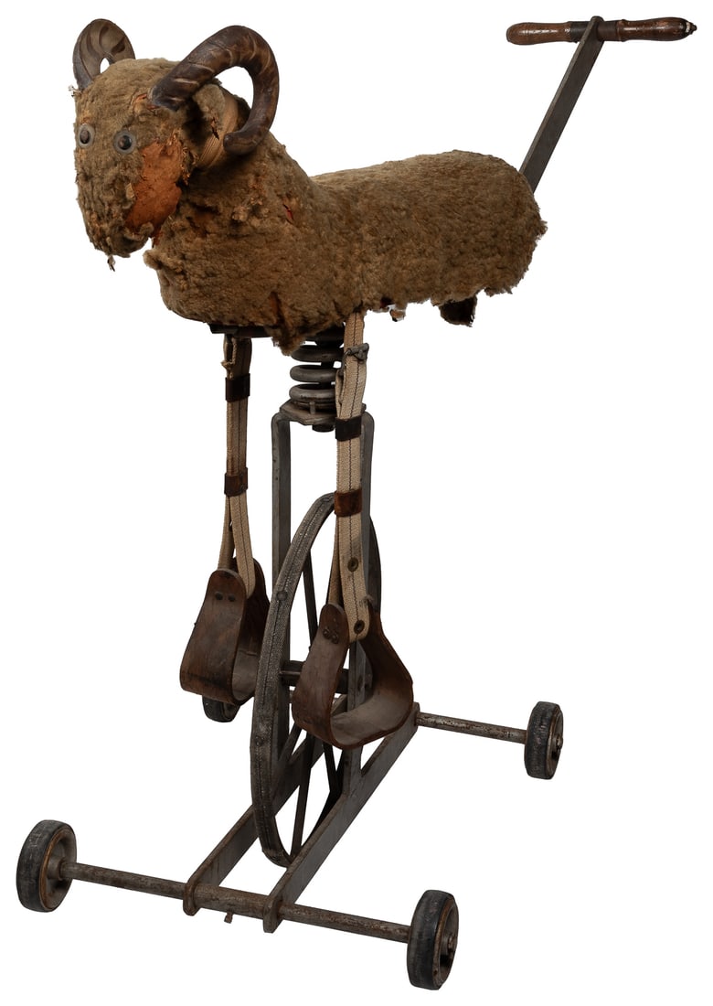 DeMoulin Bros. & Co. “Royal Bumper” Mechanical Goat. Greenv...