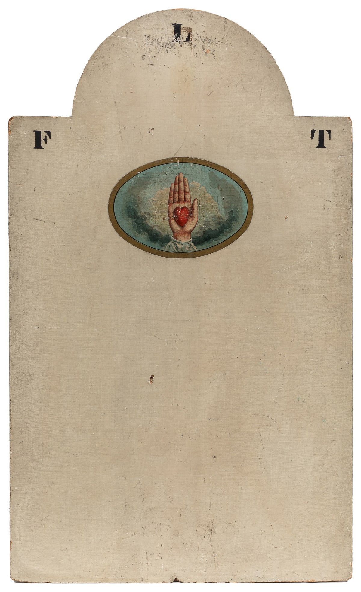 Oddfellows Standing Tombstone with Easel Back. Early 20th c... (1 of 1)