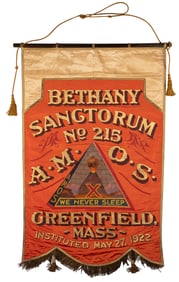 Ancient Mystic Order of Samaritans Parade Banner. Bethany S...