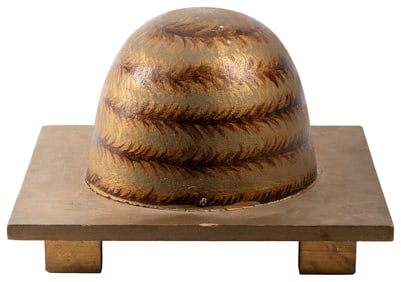 Odd Fellows Beehive. (I.O.O.F.). Circa 1890s. Plaster cloth...