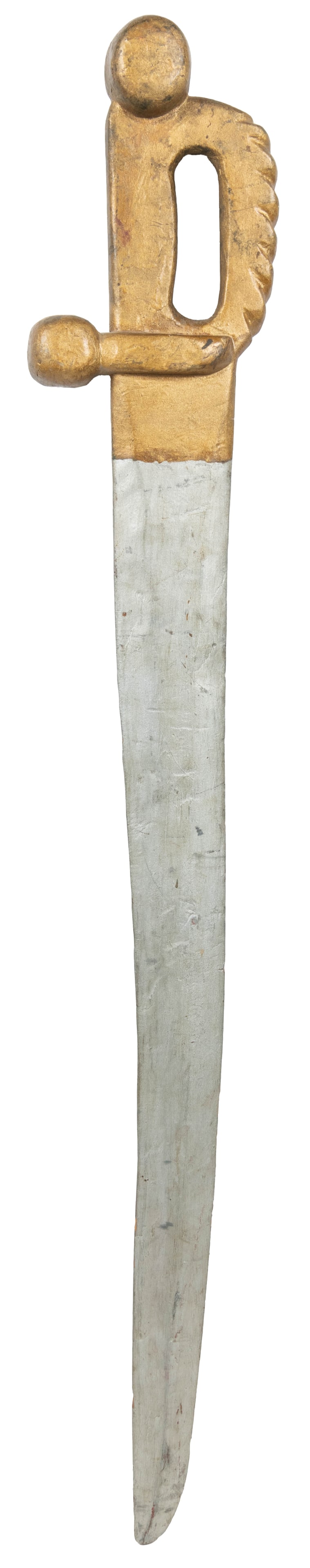 Odd Fellows Carved Wood Sword. (I.O.O.F.). Circa 1890. Carv... (1 of 2)