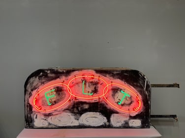 Oddfellows Friendship, Love and Truth Neon Sign. Metal, neo...