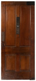 Odd Fellows Lodge Room Door with Eye. 1880s. Wood and metal...