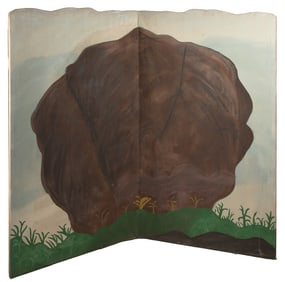 Odd Fellows Rock Painting. Folding Prop. (I.O.O.F.). Circa ...