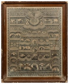 In God We Trust. (I.O.O.F.). 1865. Lithograph on paper. Pap...