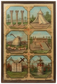 Encampment Symbolic. (I.O.O.F.). Circa 1900. Chromolithogra...
