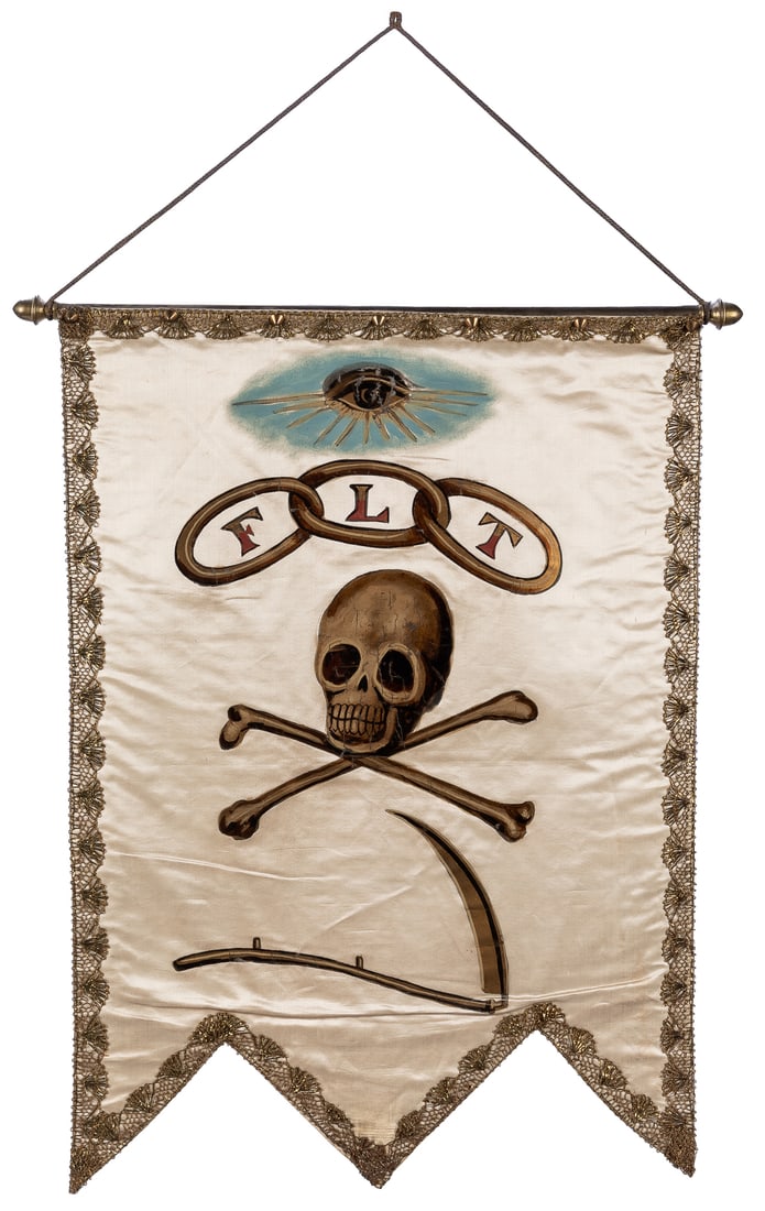 Odd Fellows Initiatory Degree Banner. (I.O.O.F.). Cincinnat... (1 of 1)