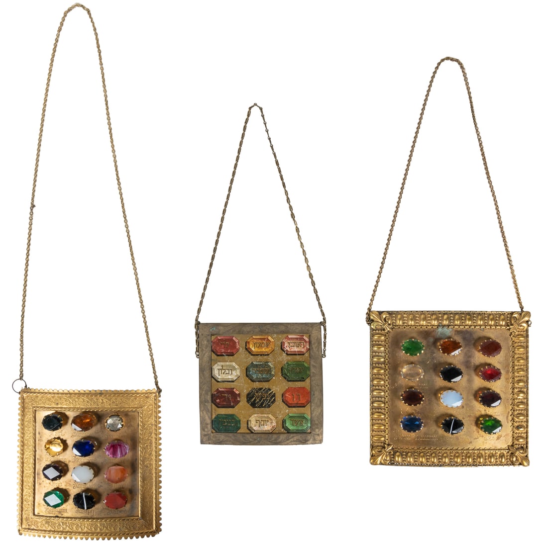 Three Odd Fellows High Priest Breast Plates. (I.O.O.F.). Ci... (1 of 4)