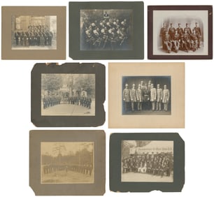 Collection of Eight Fraternal Lodge Photographs. Circa late...