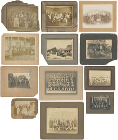 Collection of 12 Fraternal Lodge Photographs. Circa 1880-19...