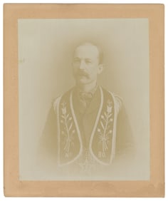 Collection of 13 Fraternal Cabinet Cards and Studio Photogr...