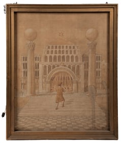 Masonic (Scottish Rite) Early Light Box. Early 20th century...