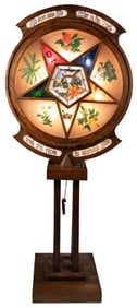 Eastern Star Light Box. (Order of the Eastern Star). Circa ...