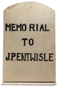 Pair of Odd Fellows Tombstones. (I.O.O.F.). Circa 1900s. Wo...