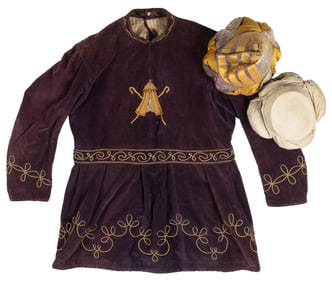 Ward Stillson Masonic Guard of Tent Tunic together with Two...