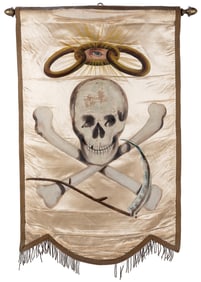 Odd Fellows Initiatory Degree Banner. (I.O.O.F.). Circa 190...