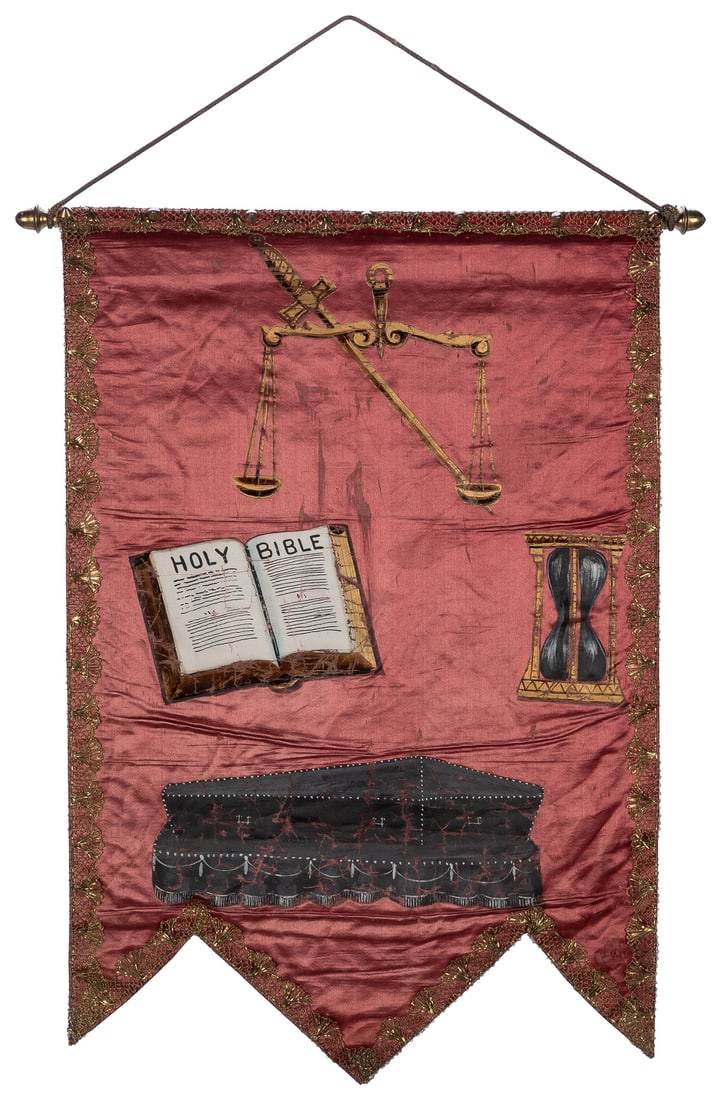 Odd Fellows Third Degree Banner. (I.O.O.F.). Circa 1900s. H... (1 of 1)