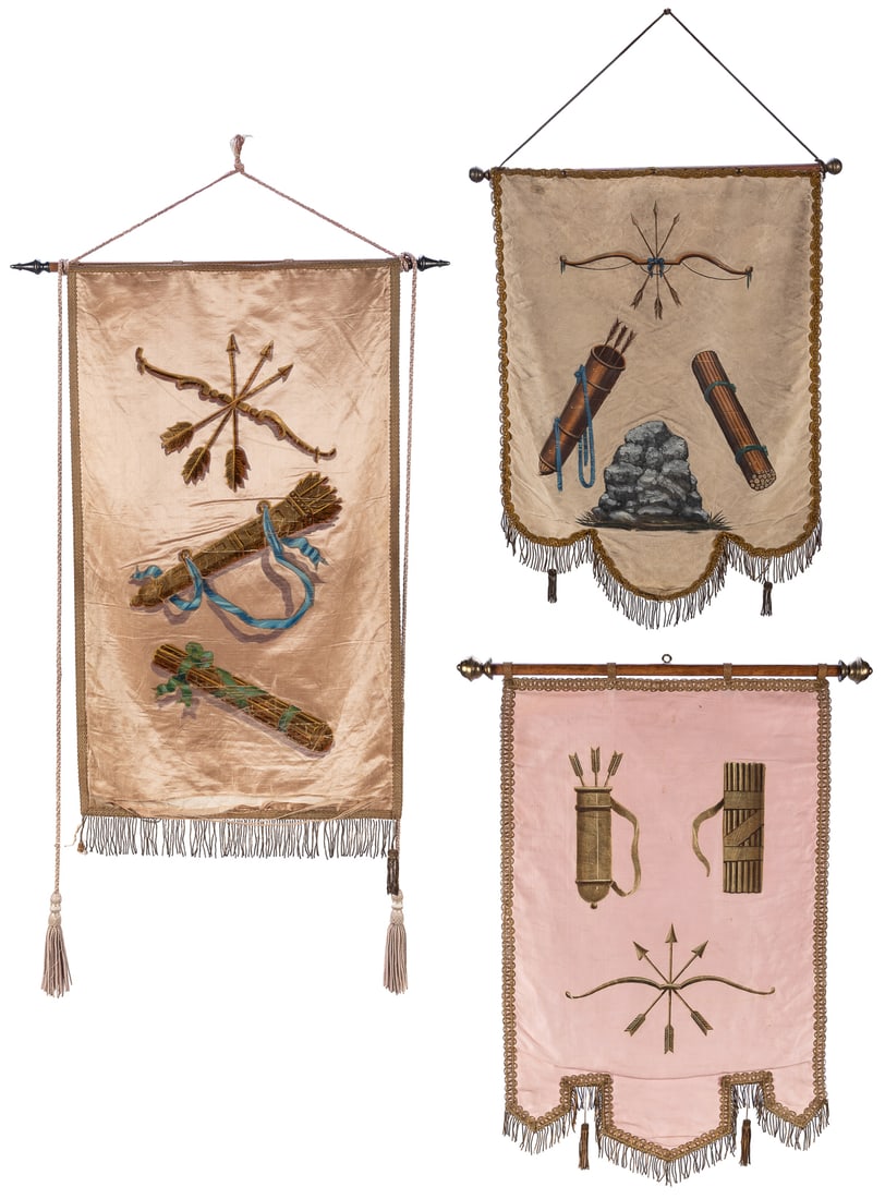 Three Odd Fellows First Degree Banners. (I.O.O.F.). Circa e... (1 of 4)