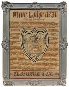Olive Lodge No 31. (Knights of Pythias), Cleburne, Tex. 189...