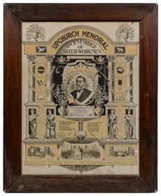 Upchurch Memorial. (Ancient Order of United Workman). Circa...