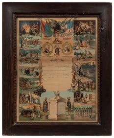 Improved Order of Red Men Membership Record. Circa 1890s. B...