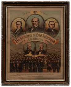 In God We Trust / The Founders of Odd Fellowship in America...