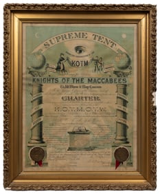 Knights of the Maccabees Charter, Tent 532. Hoytville, OH, ...