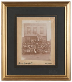 Odd Fellows Oklahoma Territory Lodge Framed Group Photograp...