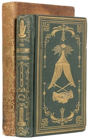 Two Odd Fellows Books (I.O.O.F.). Mid-19th century. Includi...