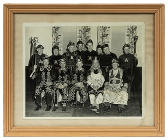 Oddfellows Group Photograph. Circa 1960.