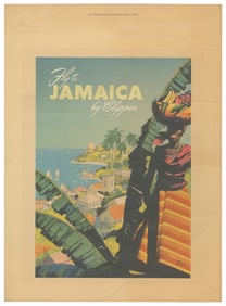 ARENBURG, Mark Von. Fly to Jamaica by Clipper / [Pan Americ...