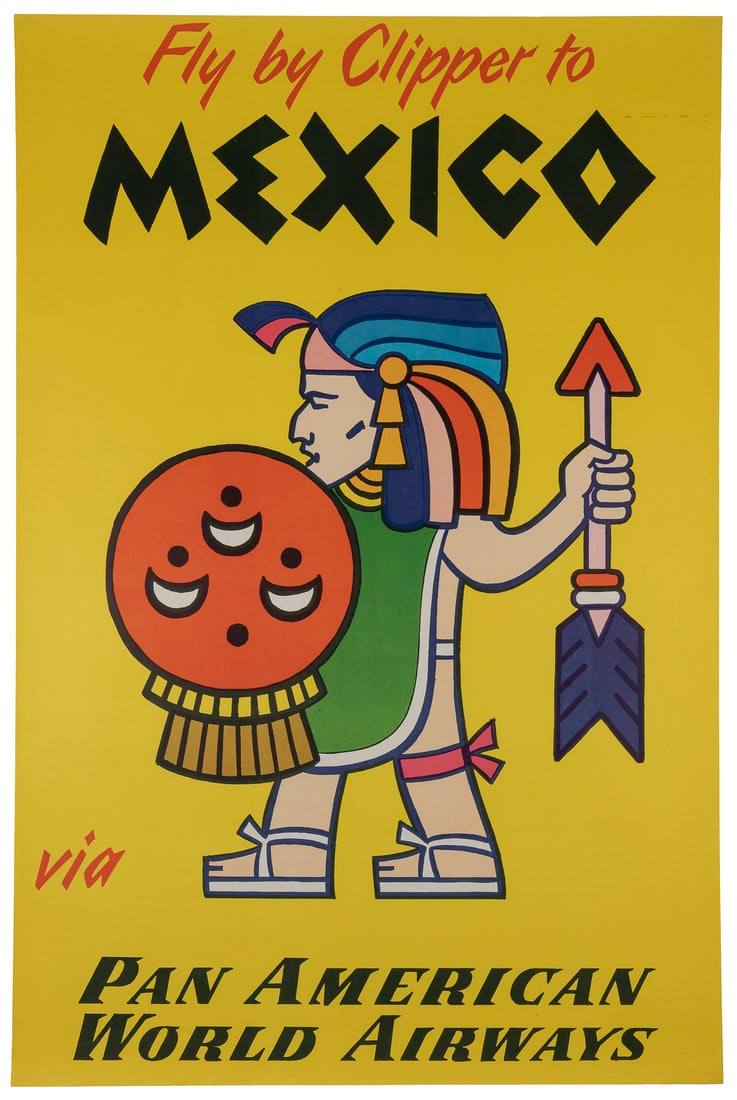 Fly by Clipper to Mexico / Pan American World Airways. Circ... (1 of 1)