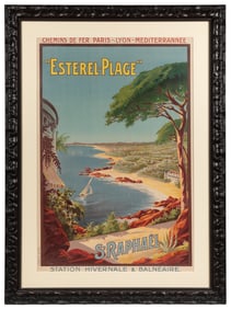 GRAY, H. Esterel-Plage / St. Raphael / Chemins de der PLM. ...