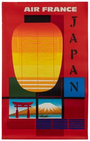 NATHAN-GARAMOND, Jacques (1910 – 2001). Air France / Japan....